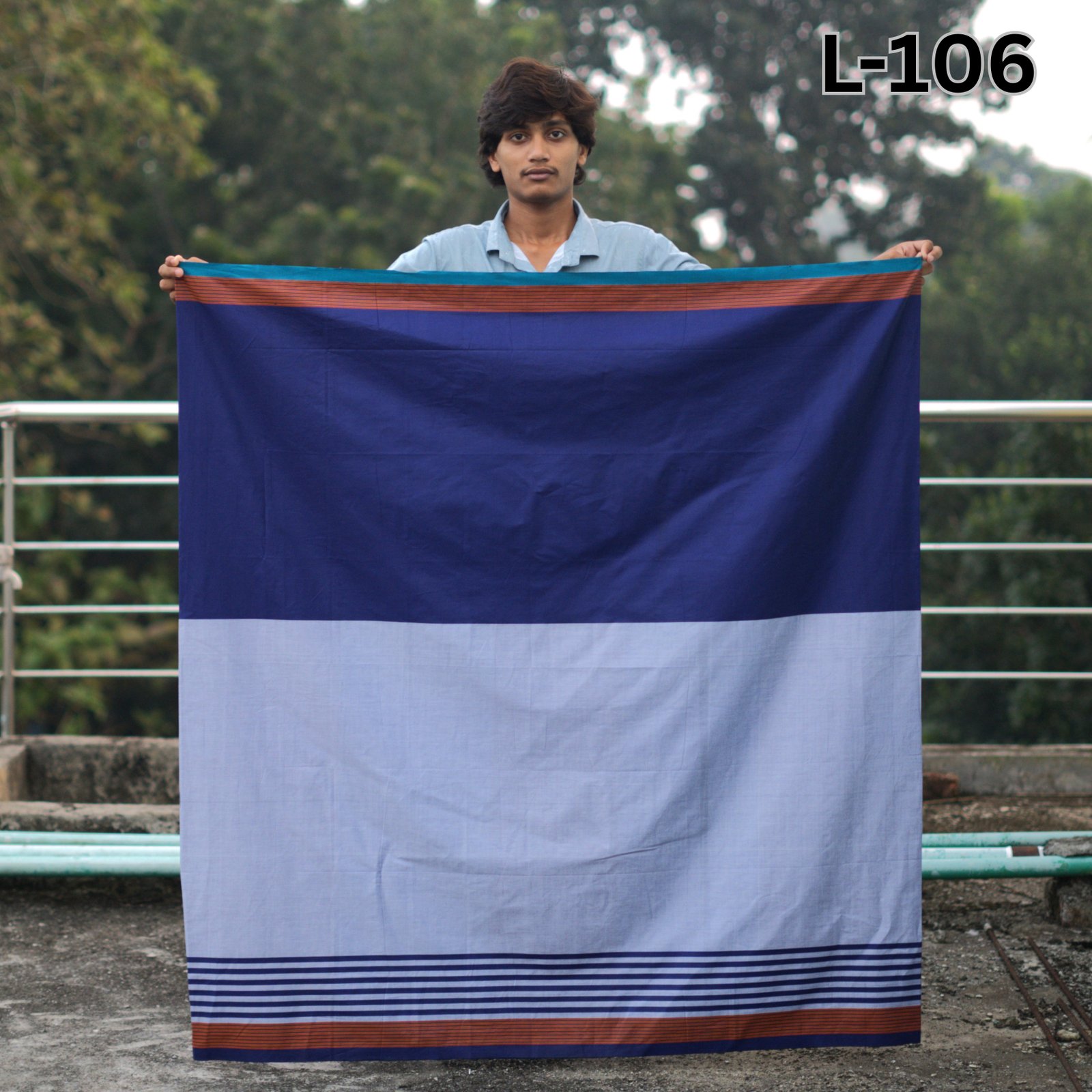 Tailocraft Men’s Pure Cotton Light Lungi 5.5 Hand-106 (Copy)
