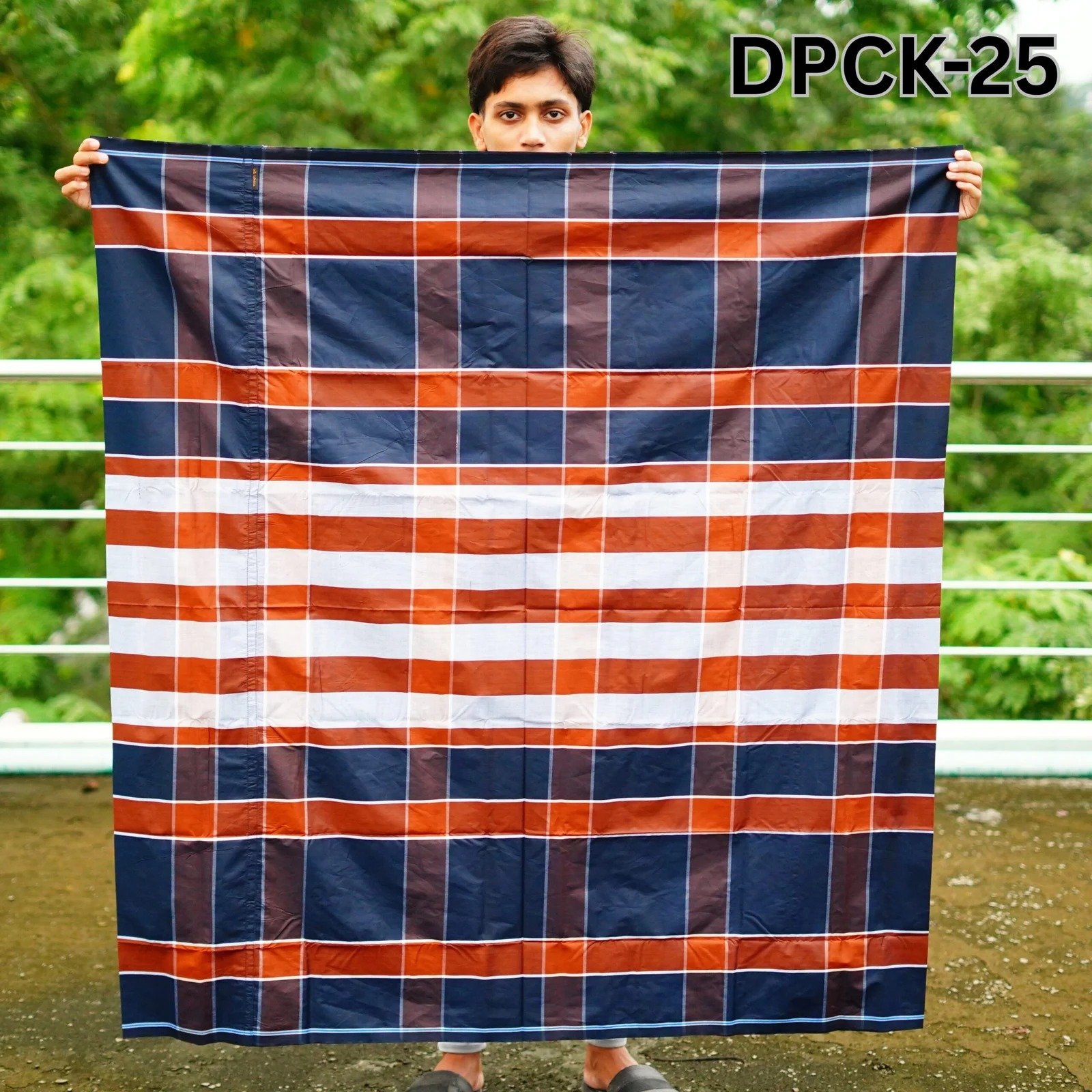 Tailocraft Men’s Pure Cotton Deep Lungi 5.5 Hand-25
