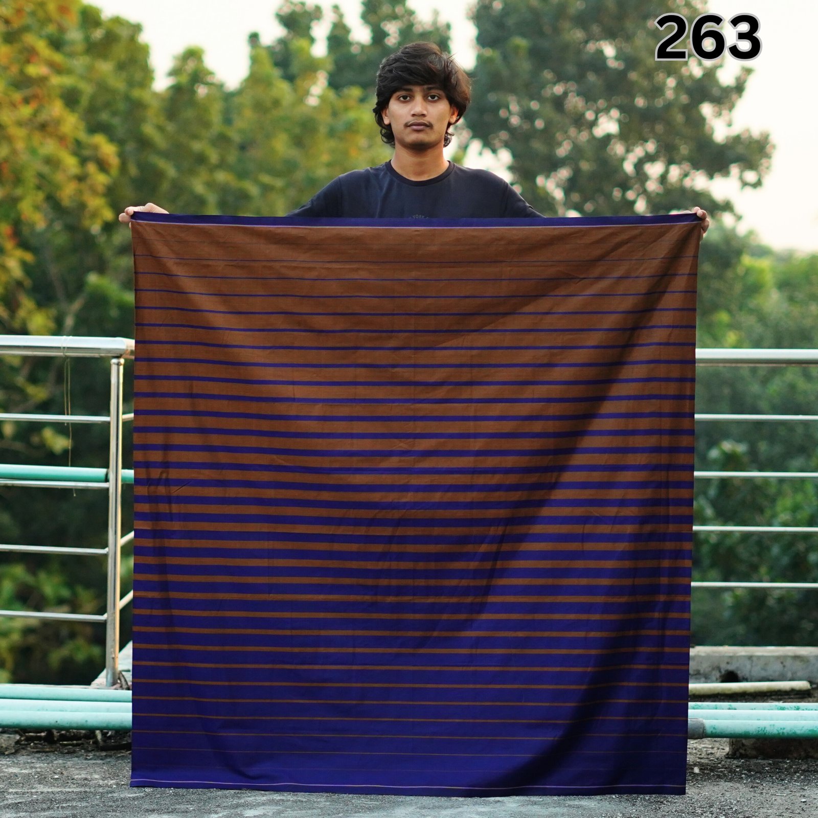 Tailocraft Men’s Pure Cotton Deep Lungi 5.5 Hand-263