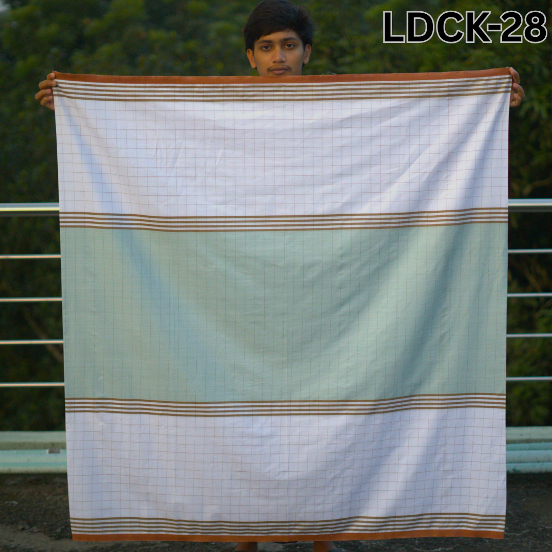 Tailocraft Men’s Pure Cotton Light Lungi 5.5 Hand-28