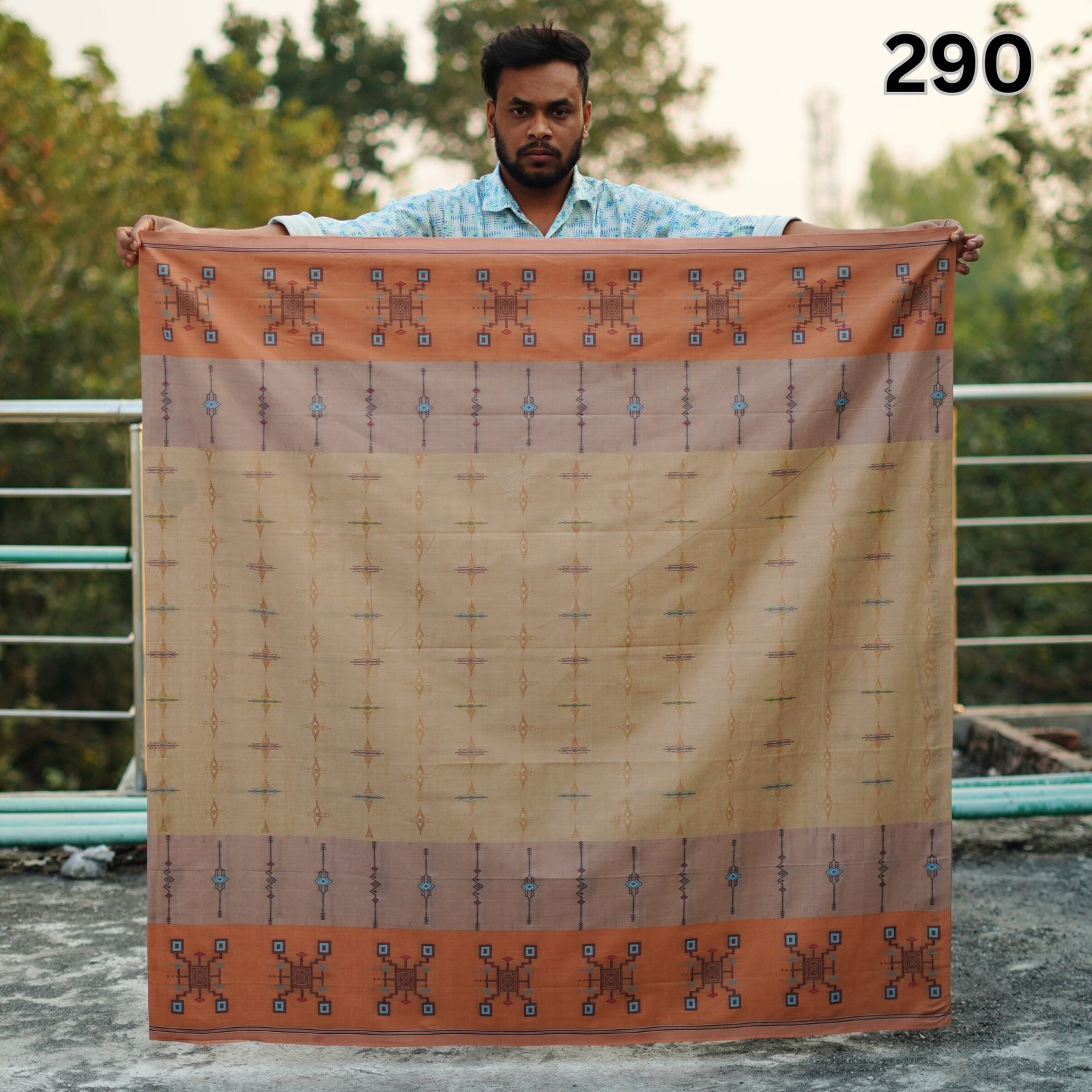 Tailocraft Men’s Pure Cotton Light Lungi 5.5 Hand-290