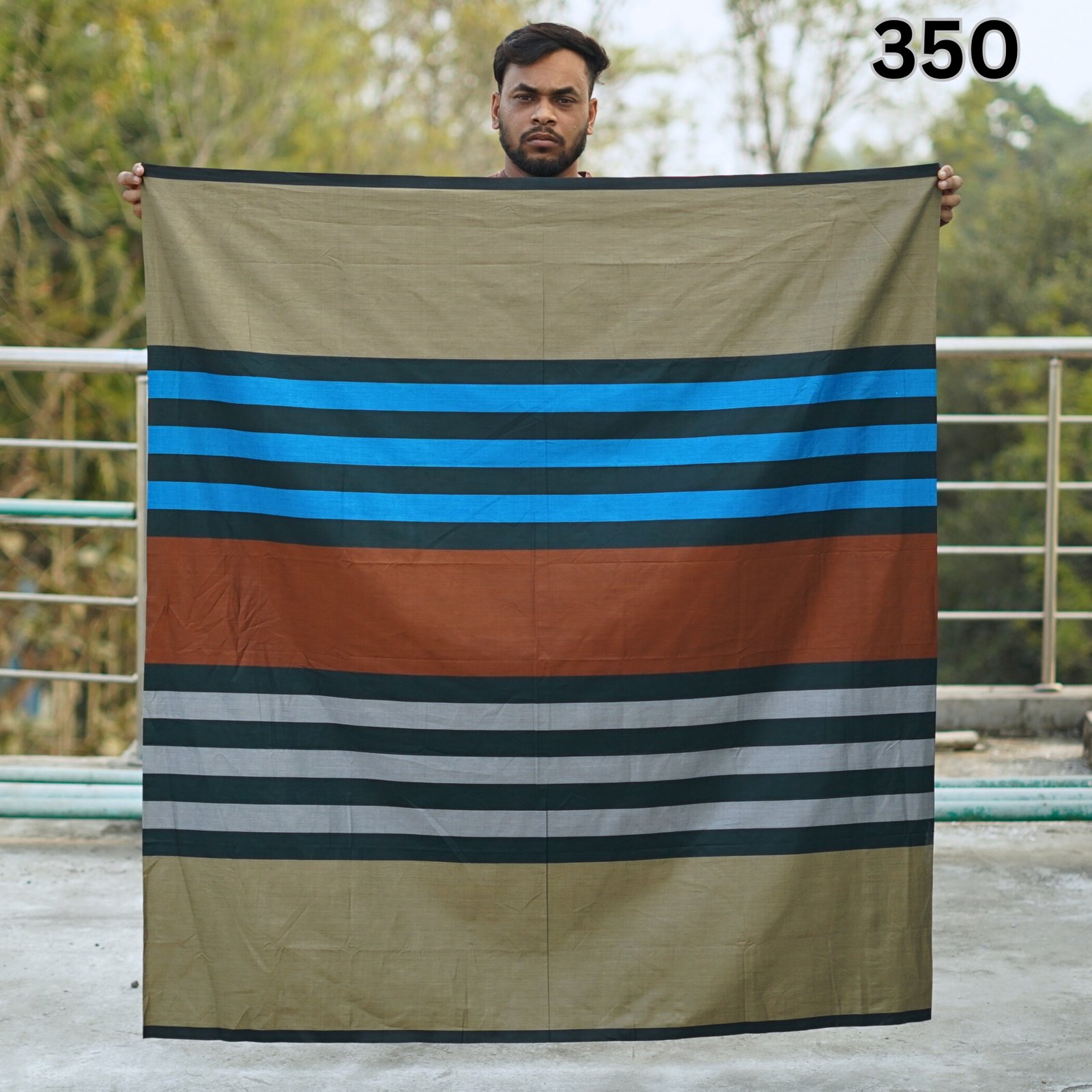 Tailocraft Men’s Pure Cotton Deep Lungi 5.5 Hand-350