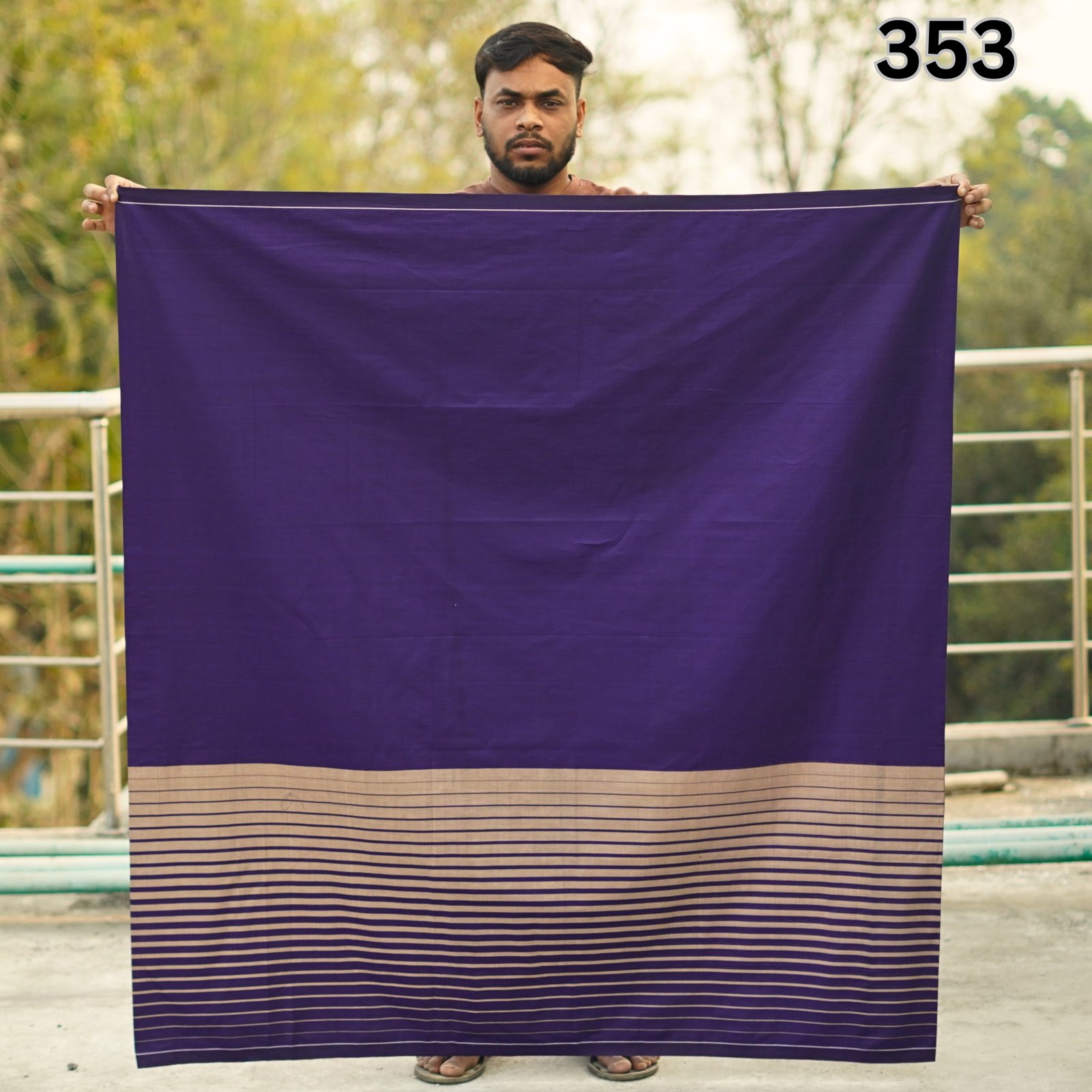 Tailocraft Men’s Pure Cotton Deep Lungi 5.5 Hand-353