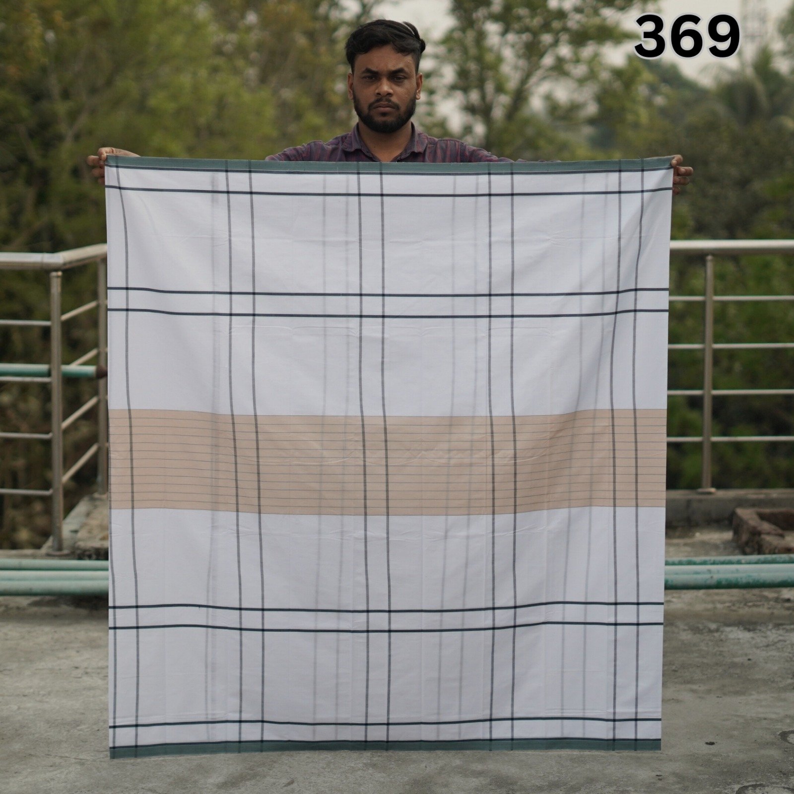 Tailocraft Men’s Pure Cotton Light Lungi 5.5 Hand-369