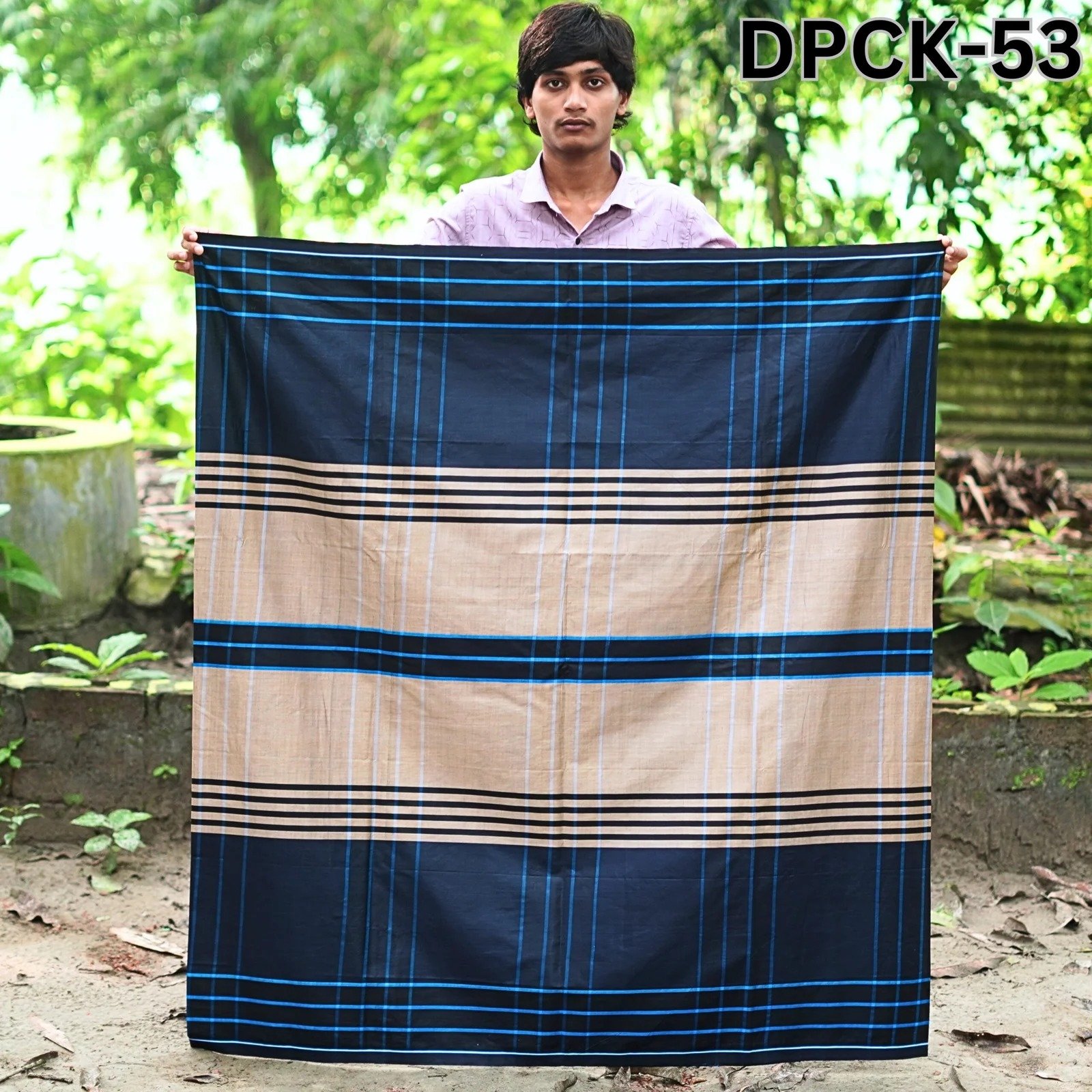 Tailocraft Men’s Pure Cotton Deep Lungi 5.5 Hand-53