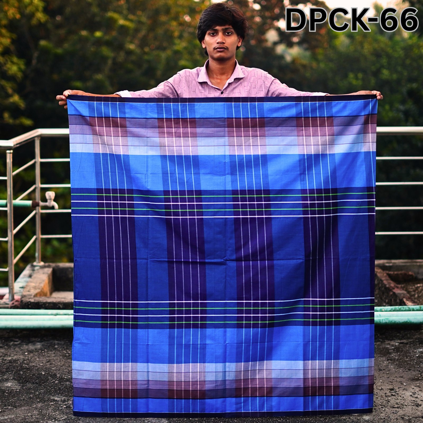 Tailocraft Men’s Pure Cotton Deep Lungi 5.5 Hand-66