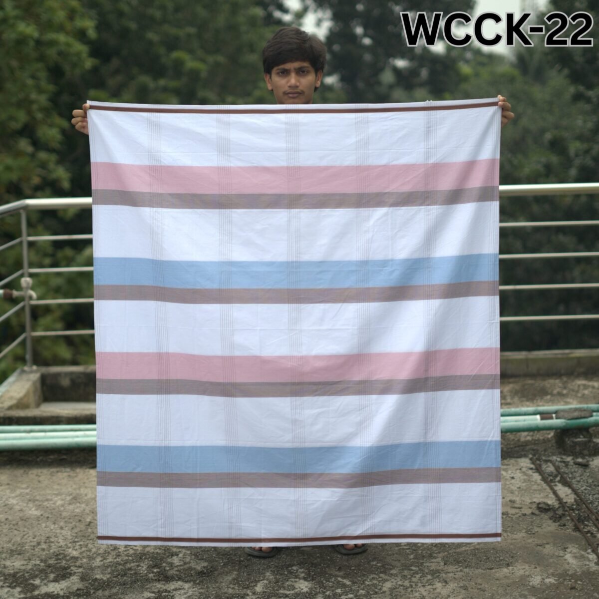 5.5 Hand Cotton Lungi Deep WCCK-22