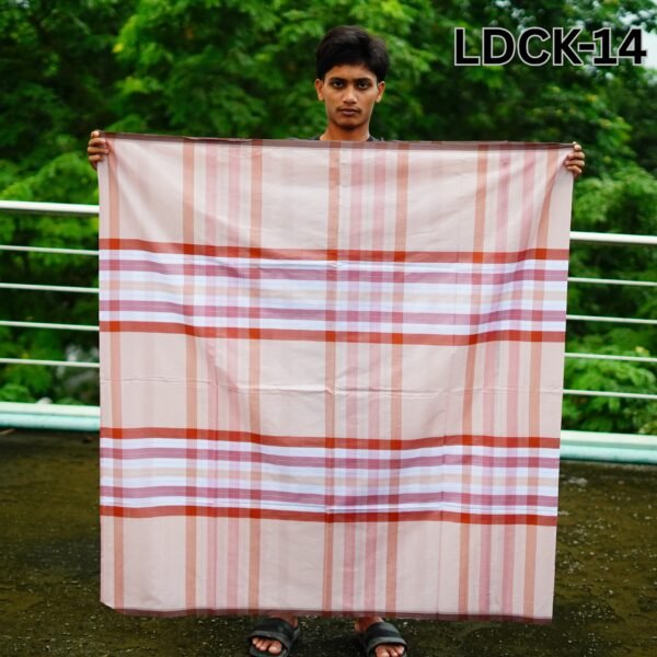 Light Deep- LDCK-14 5.5 Hand Cotton Lungi Deep LDCK-14