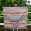 5.5 Hand Cotton Lungi Deep LDCK-19