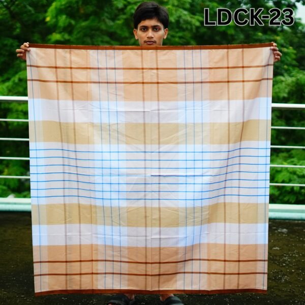 Light Deep- LDCK-23 5.5 Hand Cotton Lungi Deep LDCK-23