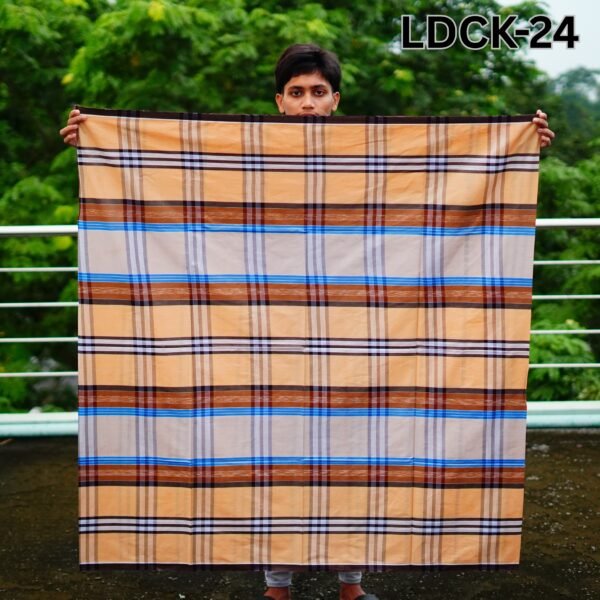 Light Deep- LDCK-24 5.5 Hand Cotton Lungi Deep LDCK-24