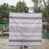 5.5 Hand Cotton Lungi Deep LTCK-14