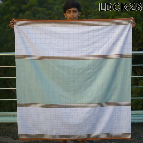 27 5.5 Hand Cotton Lungi Deep LDCK-28