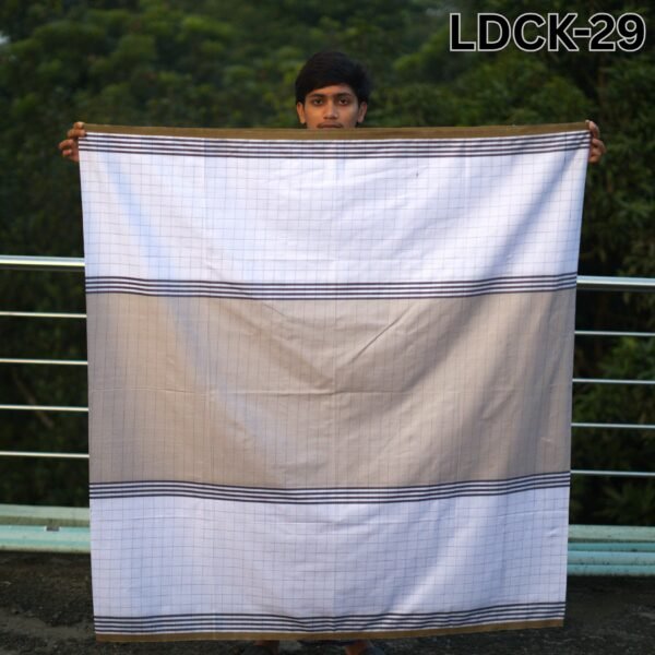 28 5.5 Hand Cotton Lungi Deep LDCK-29