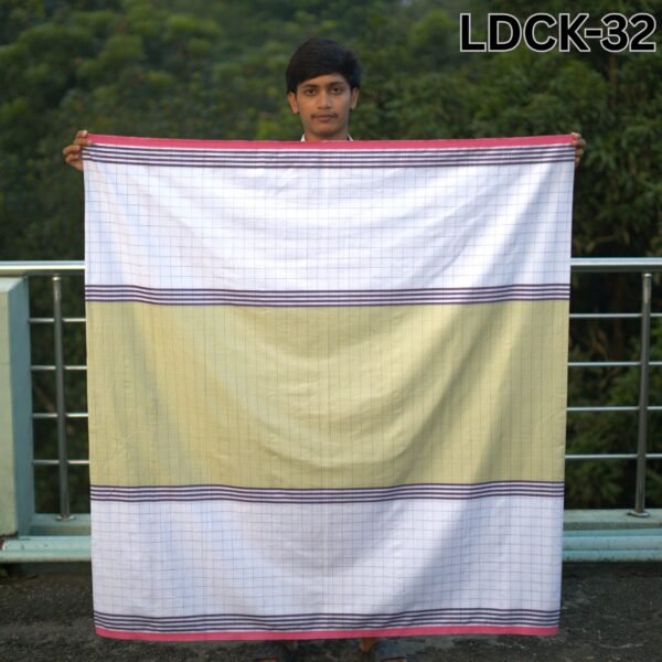 31 5.5 Hand Cotton Lungi Deep LDCK-32