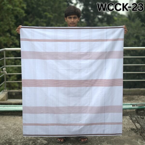 104 5.5 Hand Cotton Lungi Deep WCCK-23