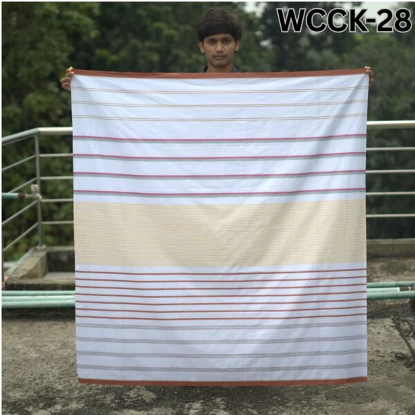 112 5.5 Hand Cotton Lungi Deep WCCK-28