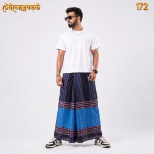 5.5 Hand Cotton Lungi D-172