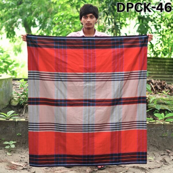 5.5 Hand Cotton Lungi Deep DPCK-46