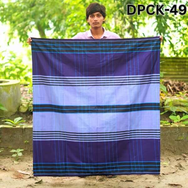 5.5 Hand Cotton Lungi Deep DPCK-49