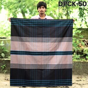 123 5.5 Hand Cotton Lungi Deep DPCK-50
