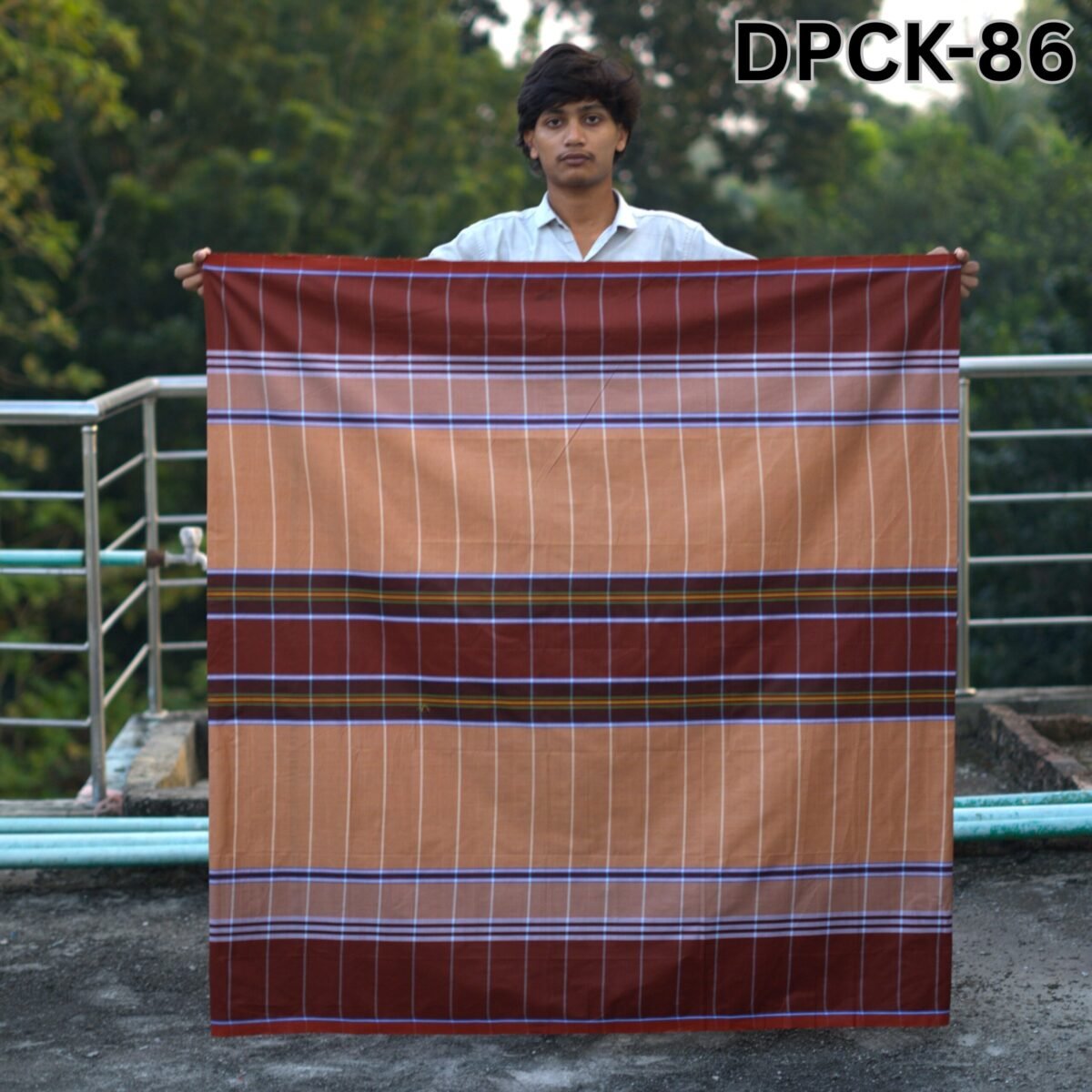 5.5 Hand Cotton Lungi DPCK-86