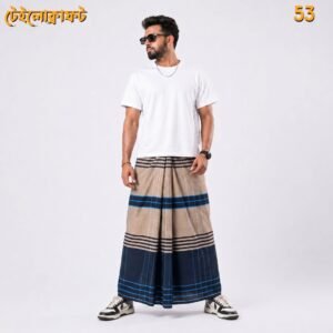 5.5 Hand Cotton Lungi Deep DPCK-53