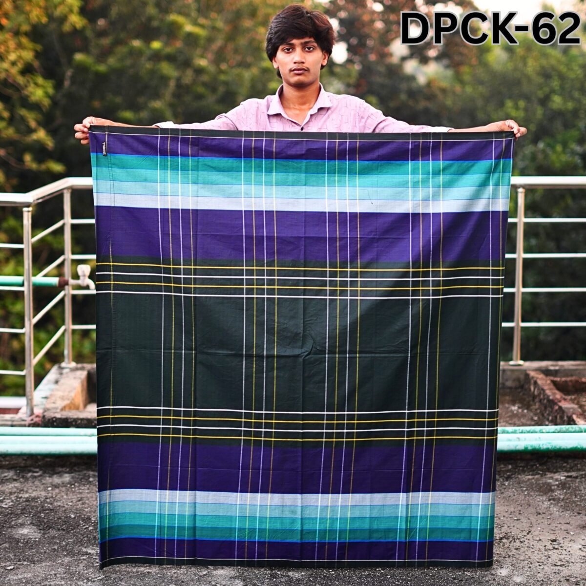 5.5 Hand Cotton Lungi DPCK-62