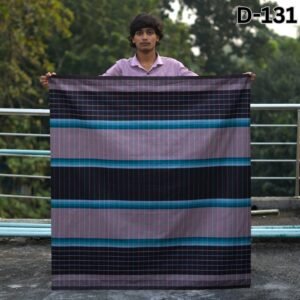 5.5 Hand Cotton Lungi Deep D-131