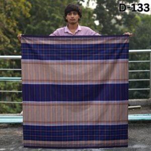 5.5 Hand Cotton Lungi Deep D-133
