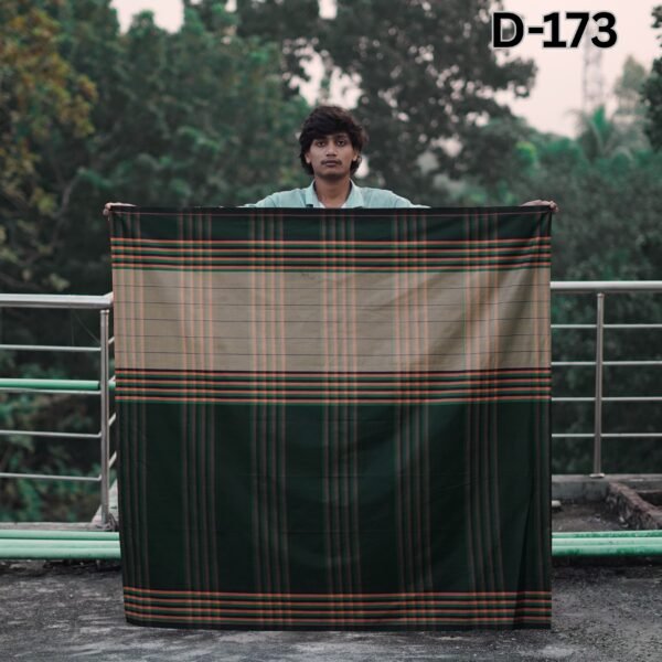 5.5 Hand Cotton Lungi D-173