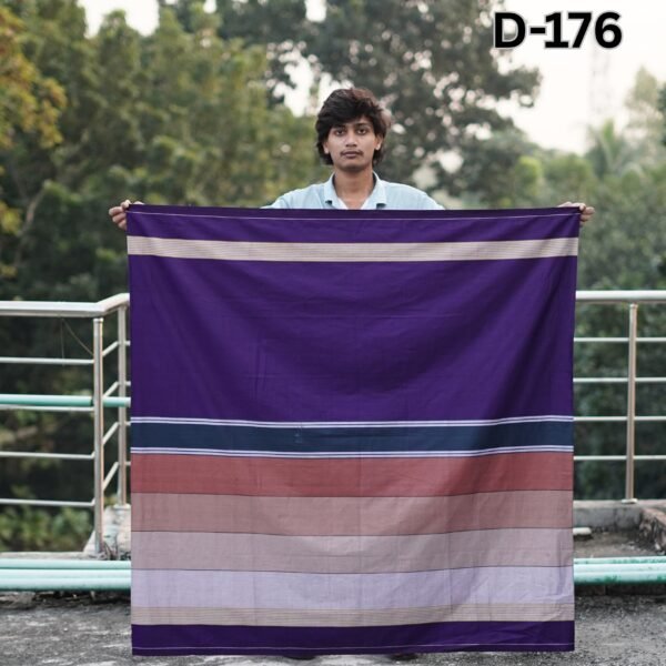5.5 Hand Cotton Lungi D-176