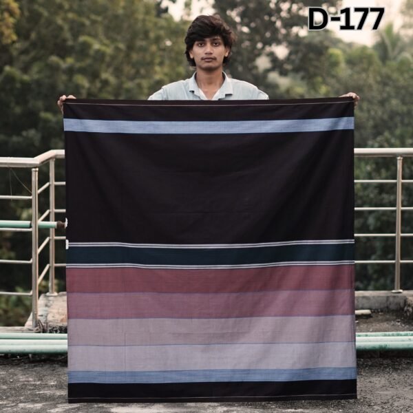 5.5 Hand Cotton Lungi D-177
