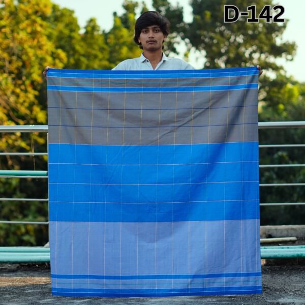 5.5 Hand Cotton Lungi D-142