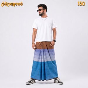5.5 Hand Cotton Lungi D-150