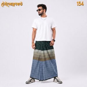 5.5 Hand Cotton Lungi D-154
