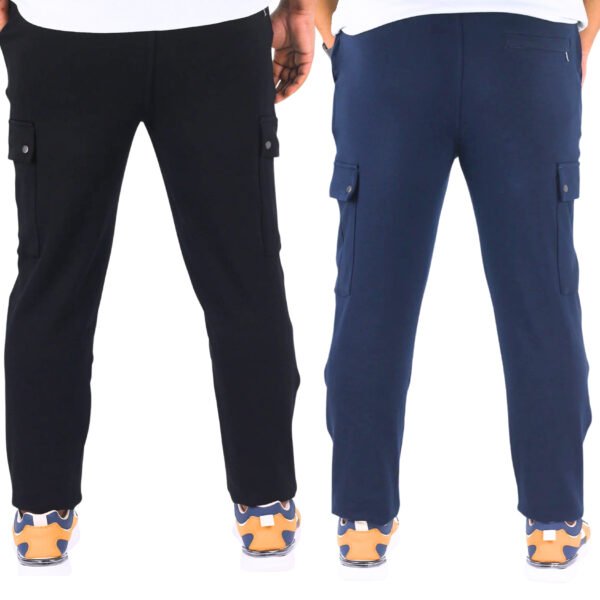 Man Cargo Trouser-Black & Navy Blue