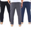 3 PCS Man Cargo Trouser-Black,Ash & Navy Blue