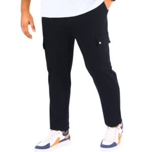Man Cargo Trouser-Black