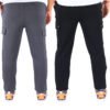 2PCS Man Cargo Trouser-Ash & Black