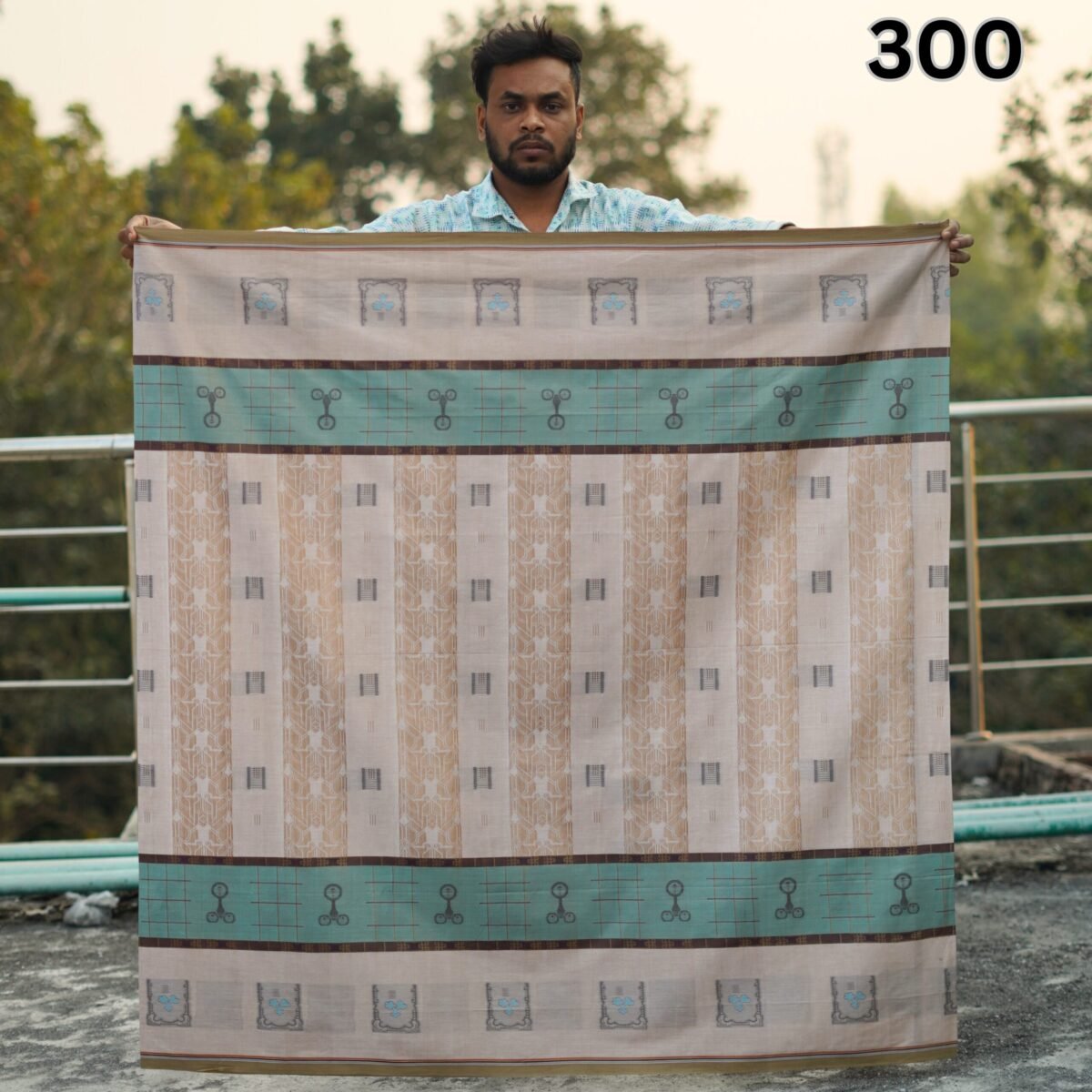 5.5 Hand Cotton Lungi 300