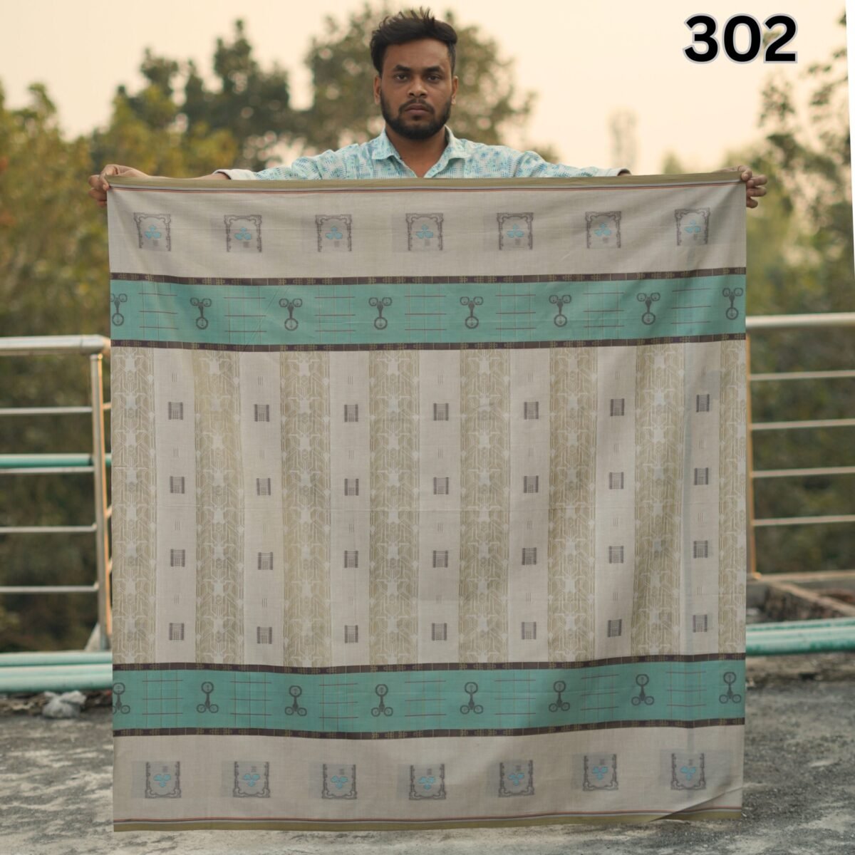 5.5 Hand Cotton Lungi 302