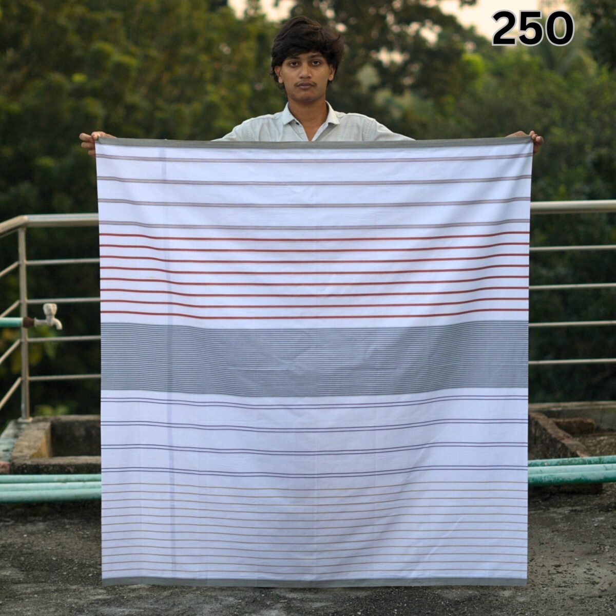 5.5 Hand Cotton Lungi 250