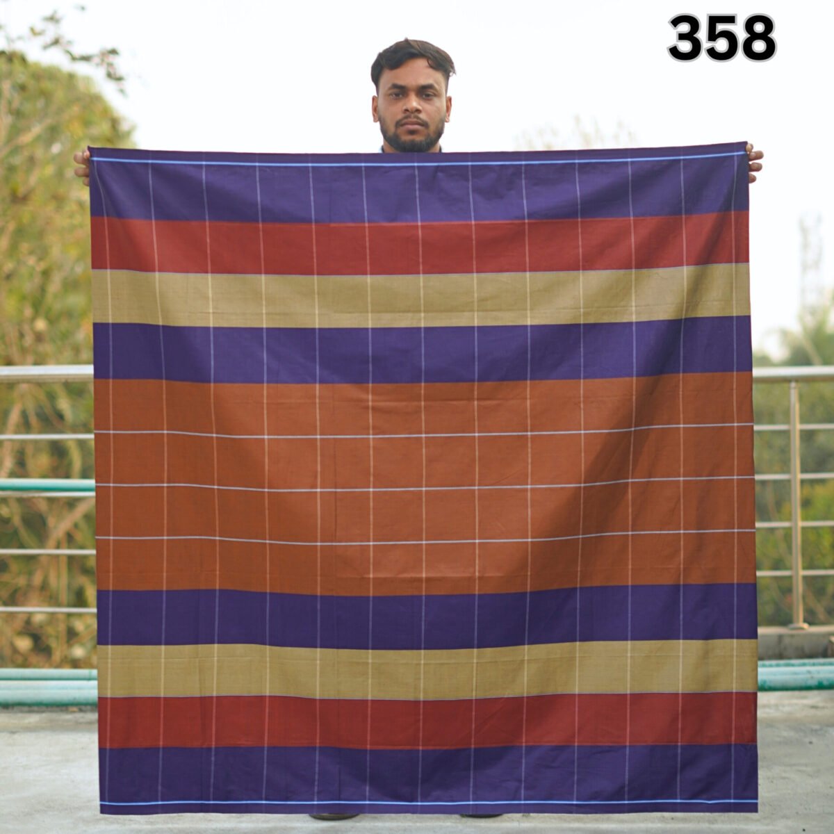 5.5 Hand Cotton Lungi 358