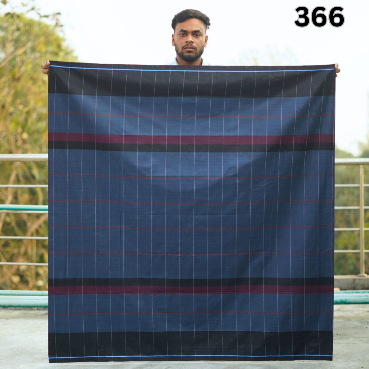 5.5 Hand Cotton Lungi 366