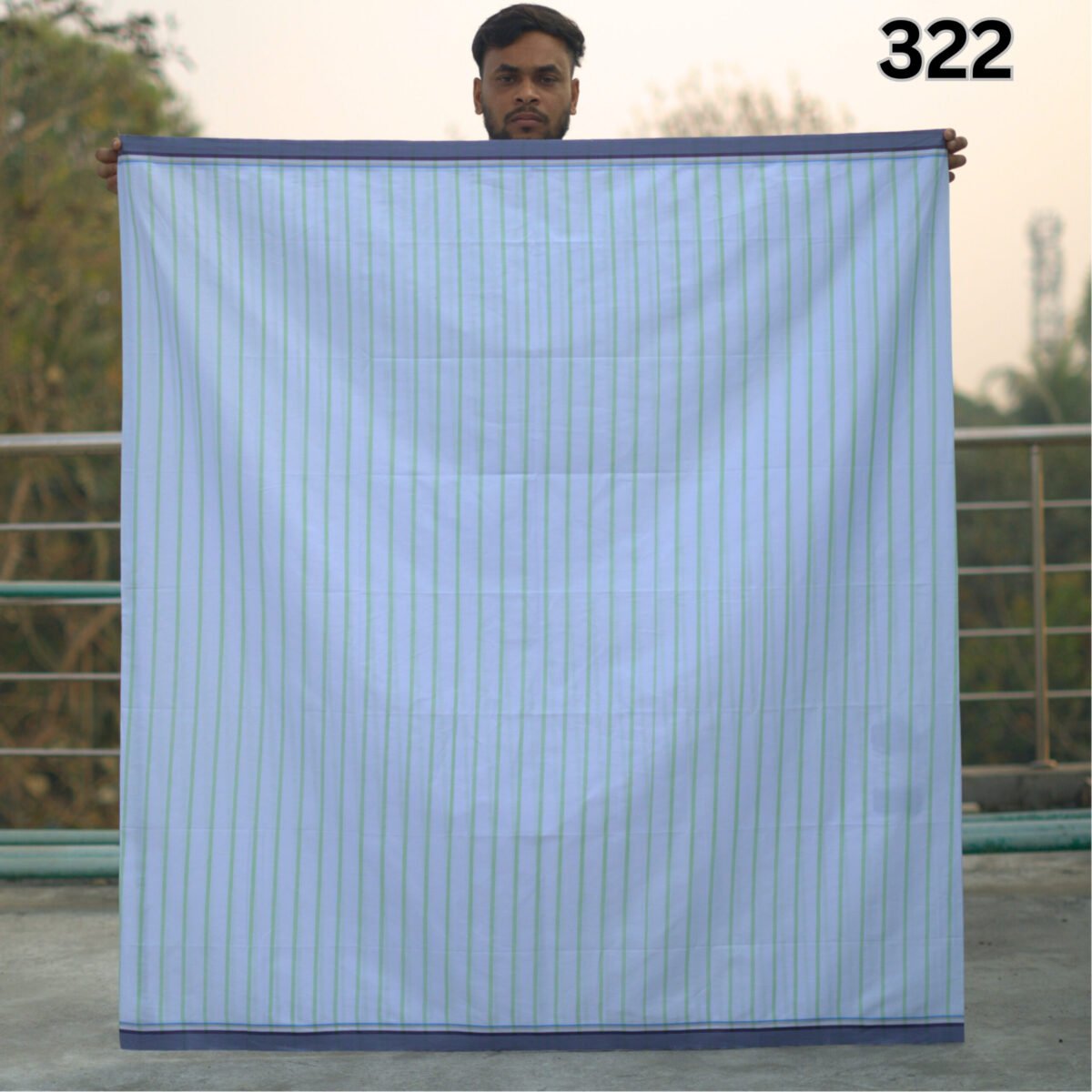 5.5 Hand Cotton Lungi 322