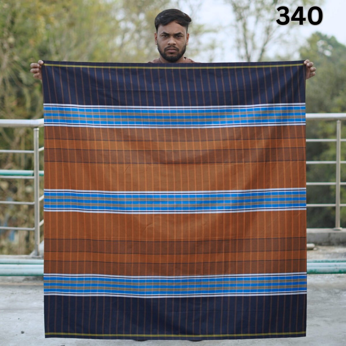 5.5 Hand Cotton Lungi 340