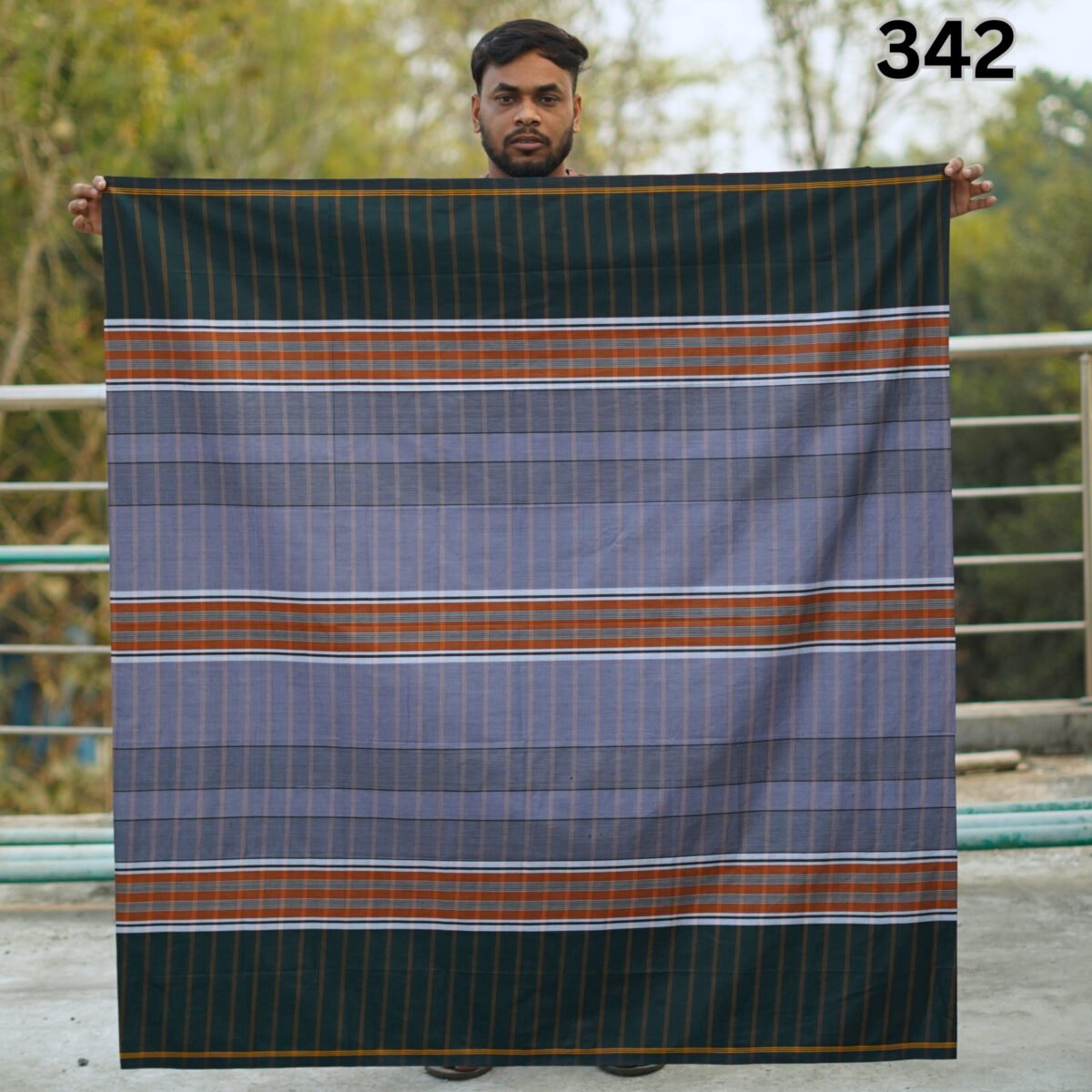 5.5 Hand Cotton Lungi 342
