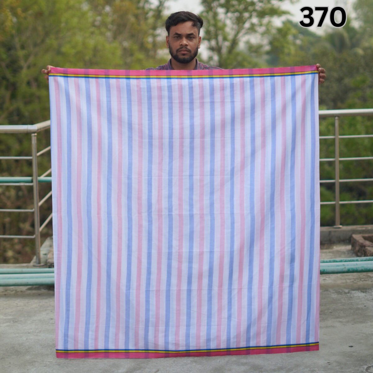 5.5 Hand Cotton Lungi 370