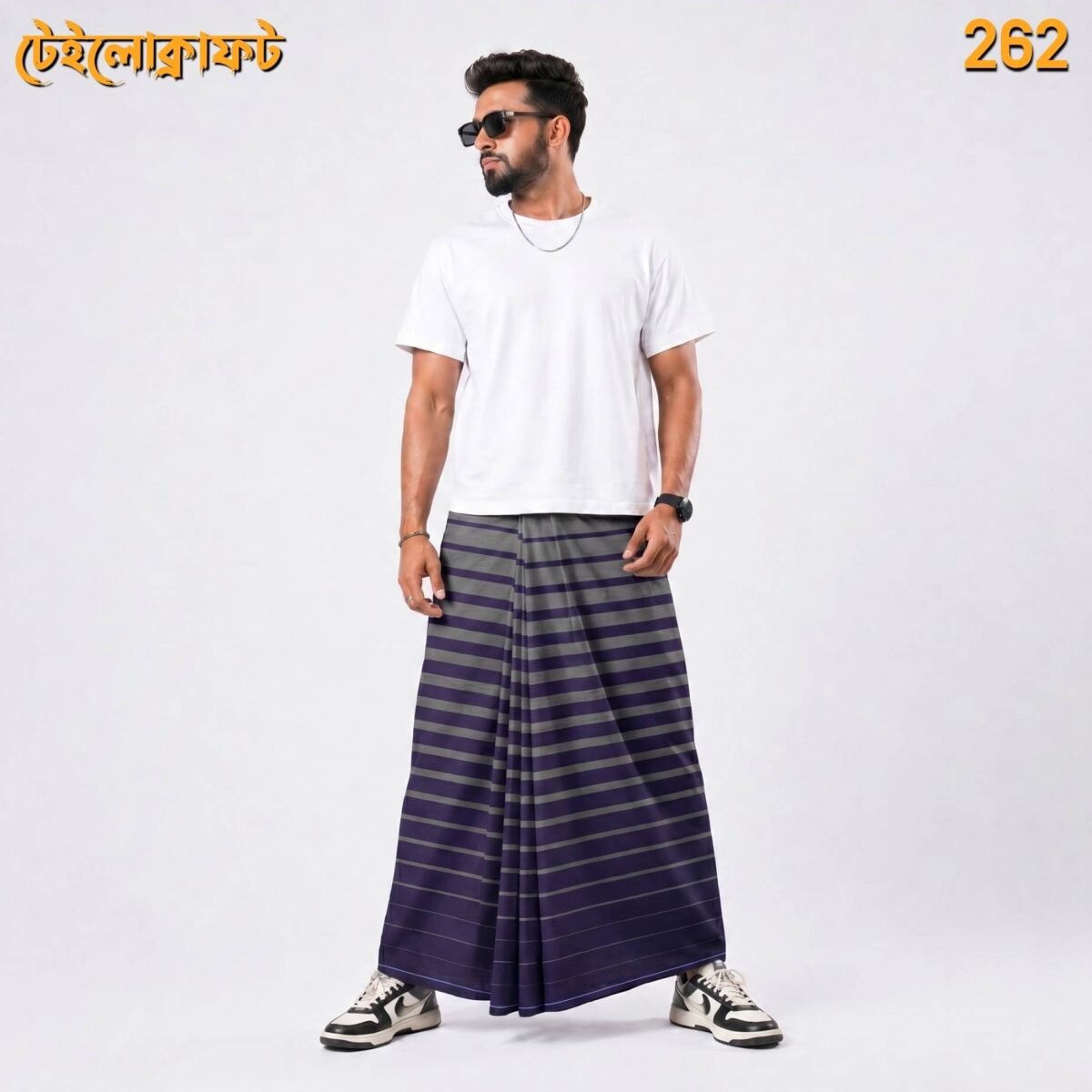 5.5 Hand Cotton Lungi 262